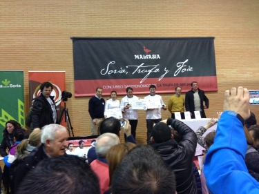 Ganadores del XIII Concurso Internacional de Cocina con Trufa en Abejar