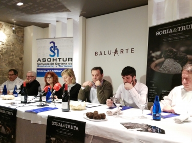 Presentación de las IV Jornadas de Soria y Trufa en Baluarte