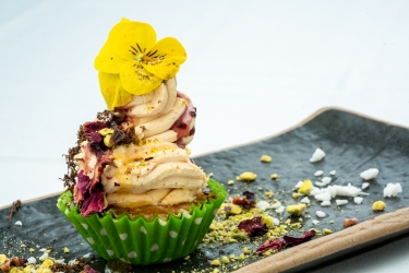 Los Villares Cupcake de manzana, pasión y mango
