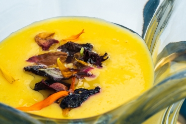 Gazpacho de papaya y mango