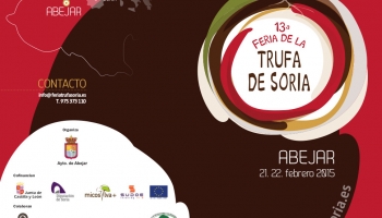 Cartel de la 13 edición de la Feria de Trufa de Soria en Abejar